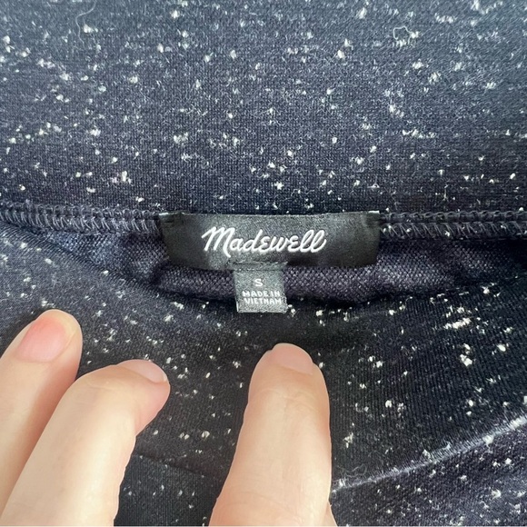 Madewell Column Side-Slit Skirt in Speckle - Picture 3 of 4